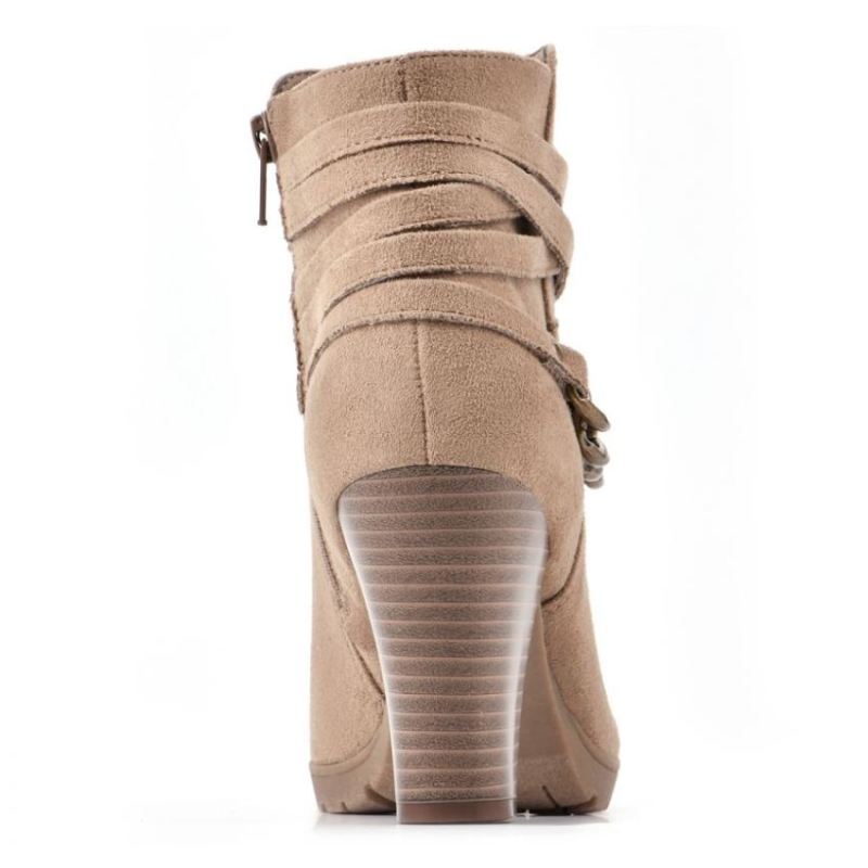 White Mountain | Women's Sammuel Bootie-Sand Fabric