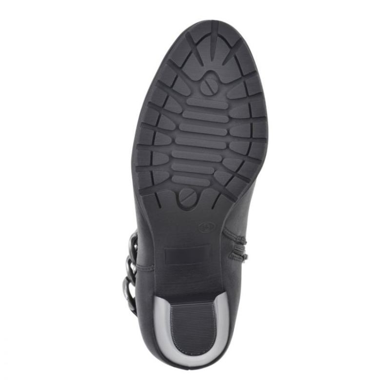 White Mountain | Women's Sammuel Bootie-Black Smooth