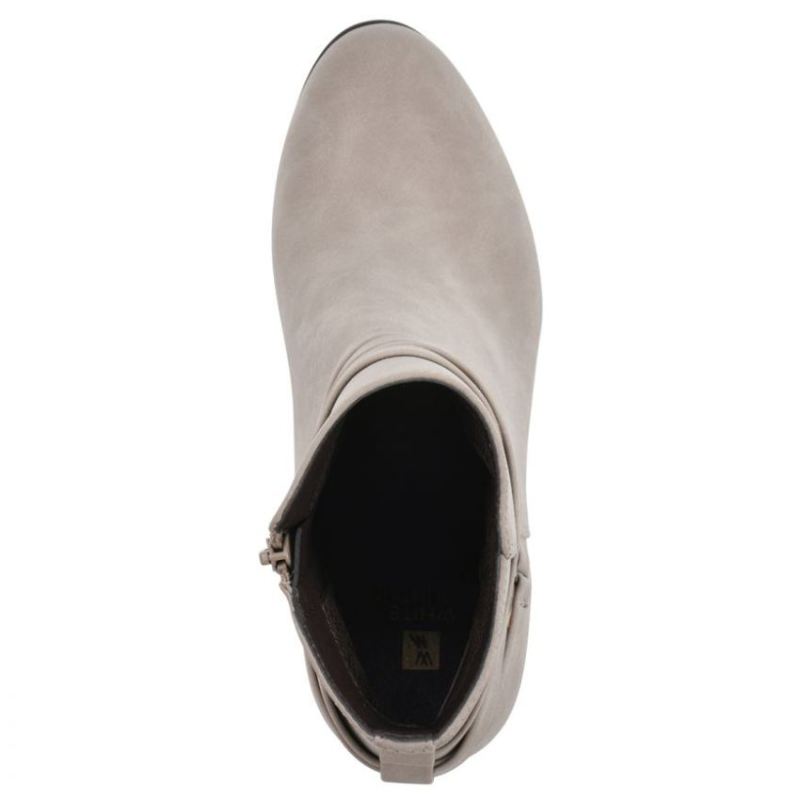 White Mountain | Women's Spade Bootie-Taupe Faux Nubuck