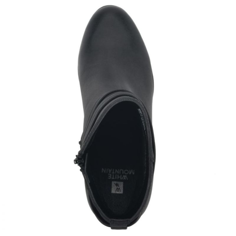 White Mountain | Women's Spade Wide Bootie-Taupe Faux Nubuck