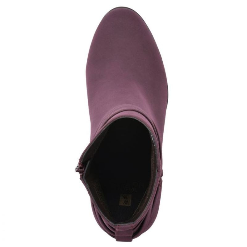 White Mountain | Women's Spade Bootie-Cordovan Faux Nubuck