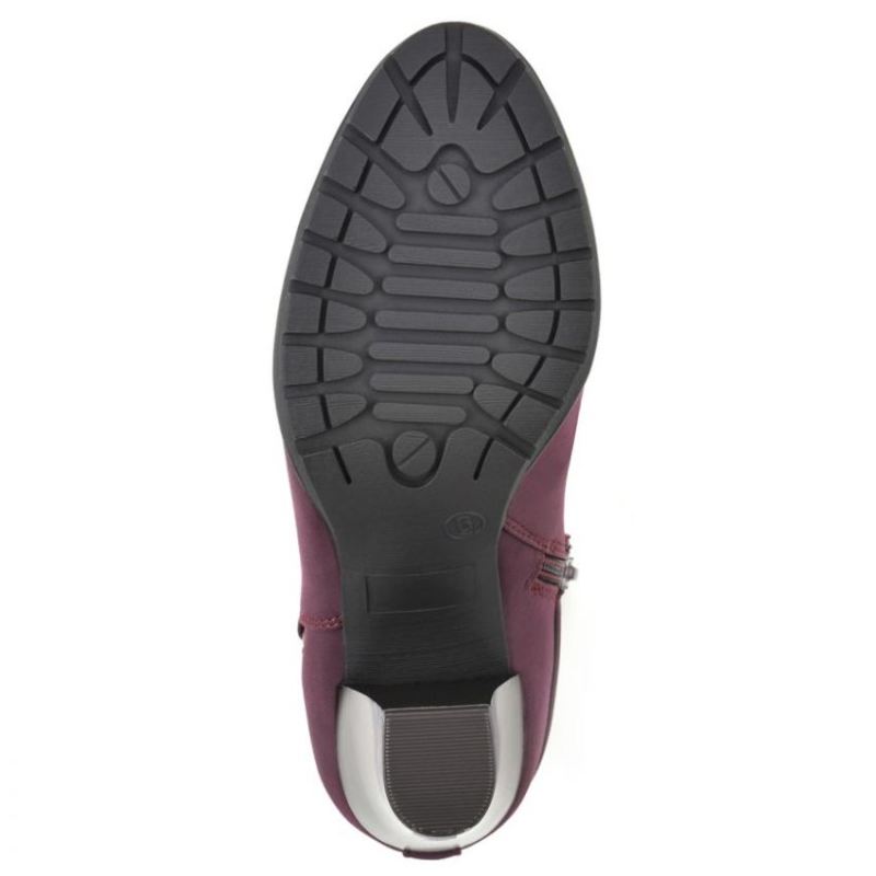 White Mountain | Women's Spade Bootie-Cordovan Faux Nubuck