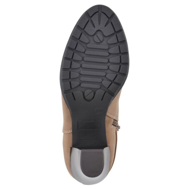 White Mountain | Women's Spade Bootie-Chestnut Faux Nubuck