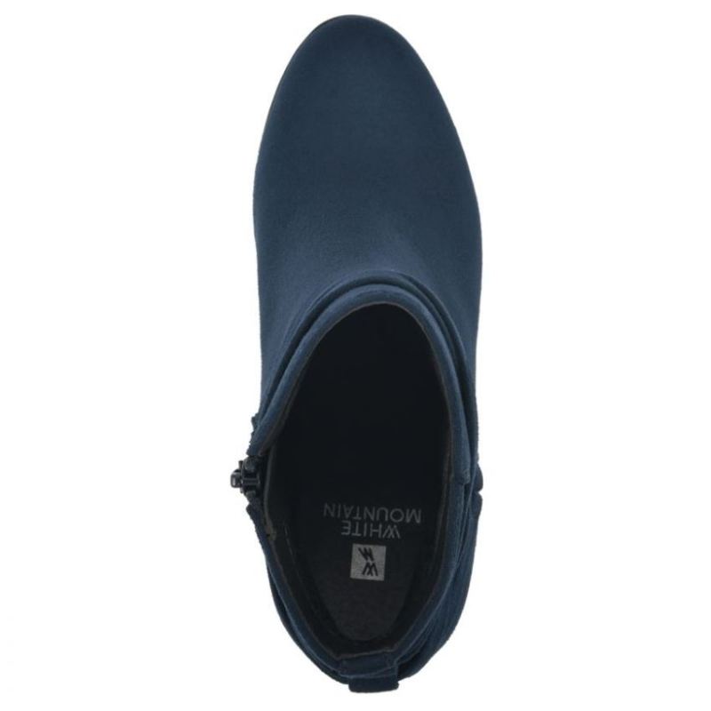 White Mountain | Women's Spade Bootie-Midnight Suedette