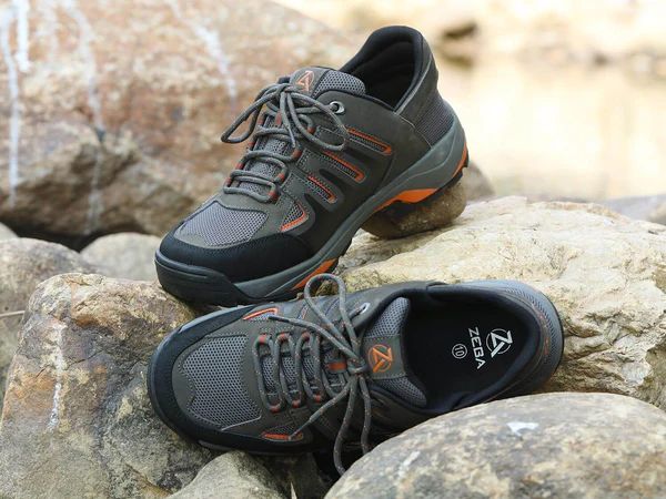 Zeba Quick Ship Men's Armored Gray Outdoor Shoes