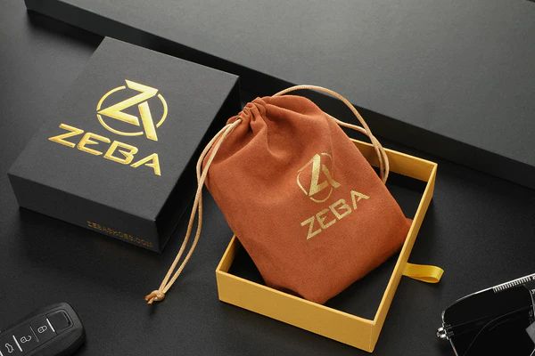 Zeba Quick Ship Premium Leather Trifold Wallet With Removable ID-Cognac Brown