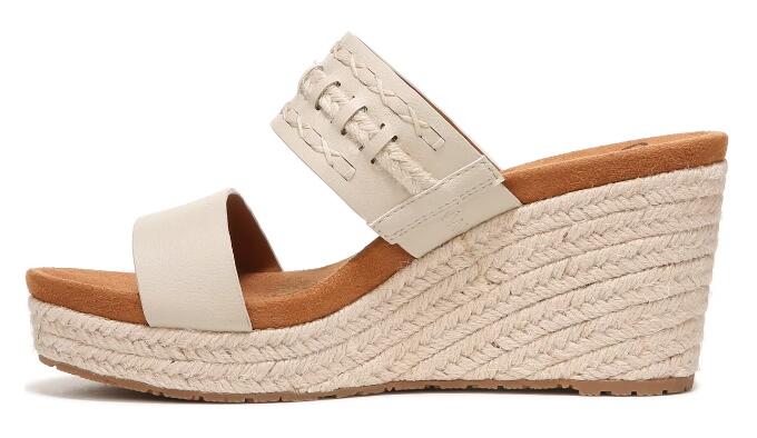 Zodiac | Women's Poppy Wedge Espadrille-Birch Beige Synthetic