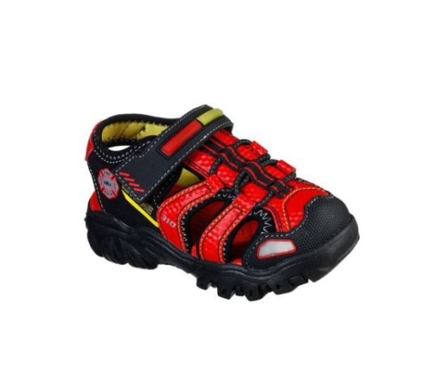 Skechers Boys' Hot Lights: Damager III - Beach Blaze