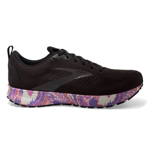 Brooks Shoes - Revel 4 Black/Pavement/Lilac