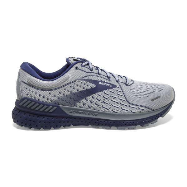 Brooks Shoes - Adrenaline GTS 21 Grey/Tradewinds/Deep Cobalt