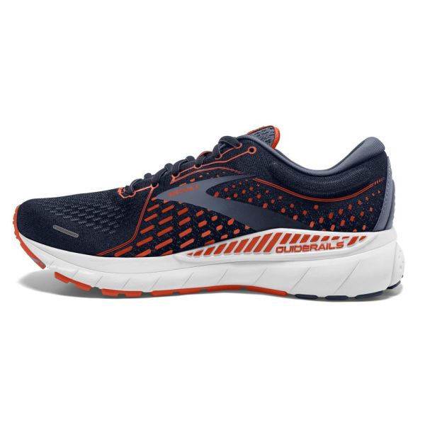 Brooks Shoes - Adrenaline GTS 21 Navy/Red Clay/Gray            
