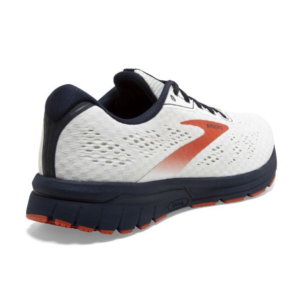 Brooks Shoes - Anthem 4 White/Navy/Red Clay            