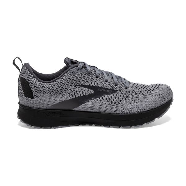 Brooks Shoes - Revel 4 Grey/Blackened Pearl/Black