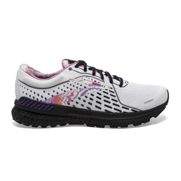 Brooks Shoes - Adrenaline GTS 21 White/Black/Ultra Violet