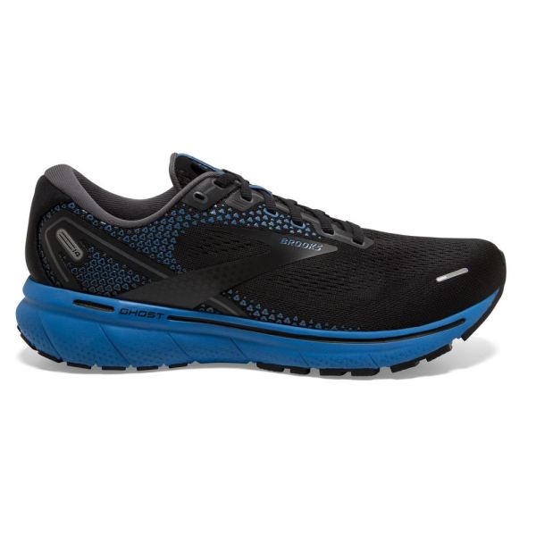 Brooks Shoes - Ghost 14 Black/Blackened Pearl/Blue