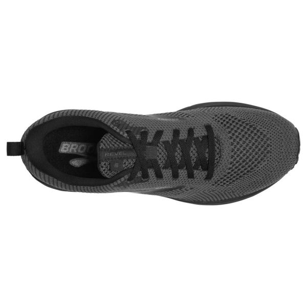 Brooks Shoes - Revel 5 Black/Ebony/Black            