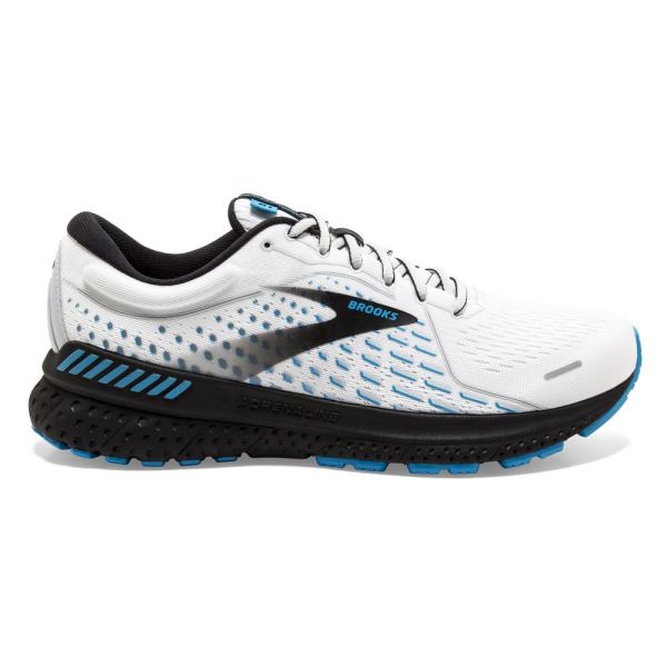 Brooks Shoes - Adrenaline GTS 21 White/Grey/Atomic Blue