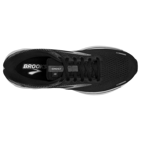 Brooks Shoes - Ghost 14 Black/White/Silver            