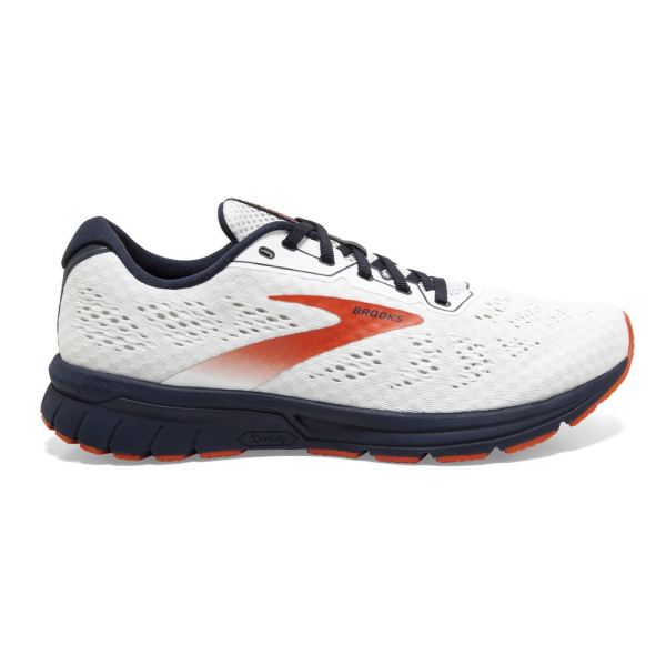 Brooks Shoes - Anthem 4 White/Navy/Red Clay