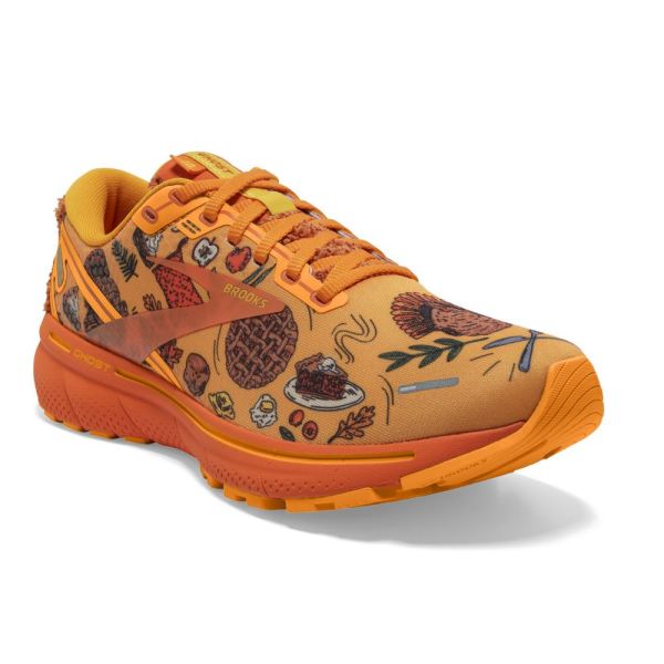 Brooks Shoes - Ghost 14 Citrus/Gold Flame/Orangeade            