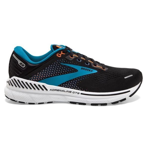 Brooks Shoes - Adrenaline GTS 22 Black/Blue/Orange