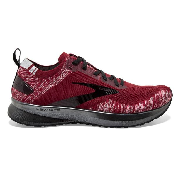 Brooks Shoes - Levitate 4 Red/Grey/Black