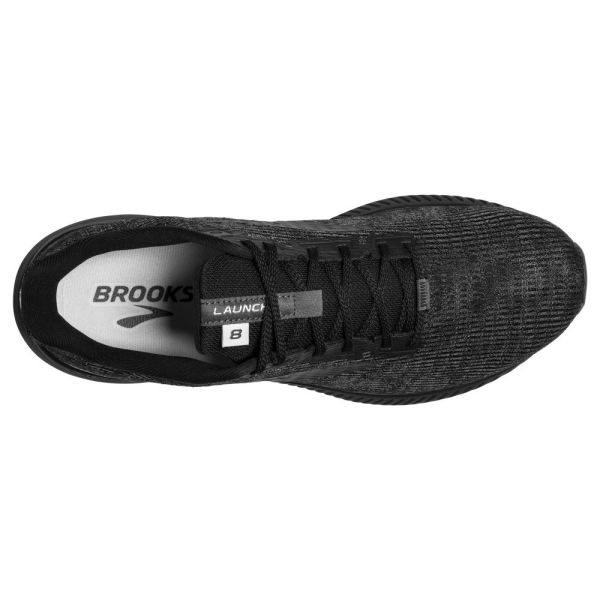 Brooks Shoes - Launch 8 Black/Ebony/Grey            