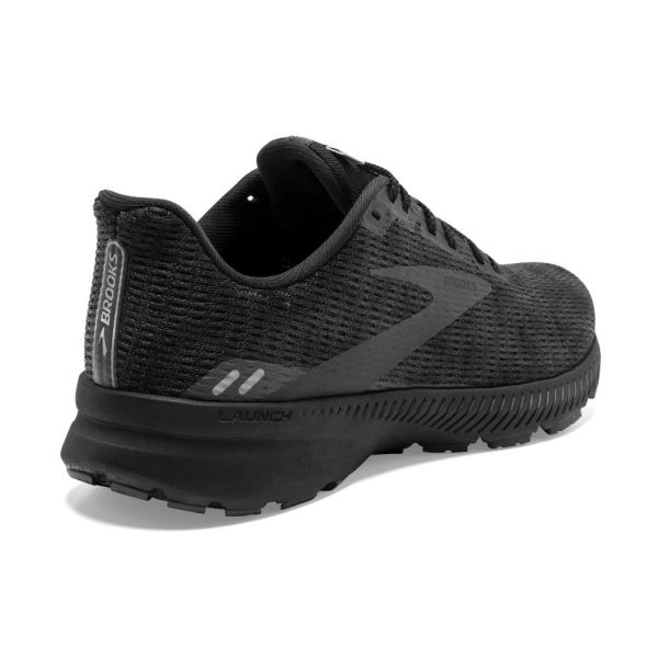 Brooks Shoes - Launch 8 Black/Ebony/Grey            