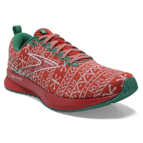 Brooks Shoes - Levitate 5 Red/White/Green            