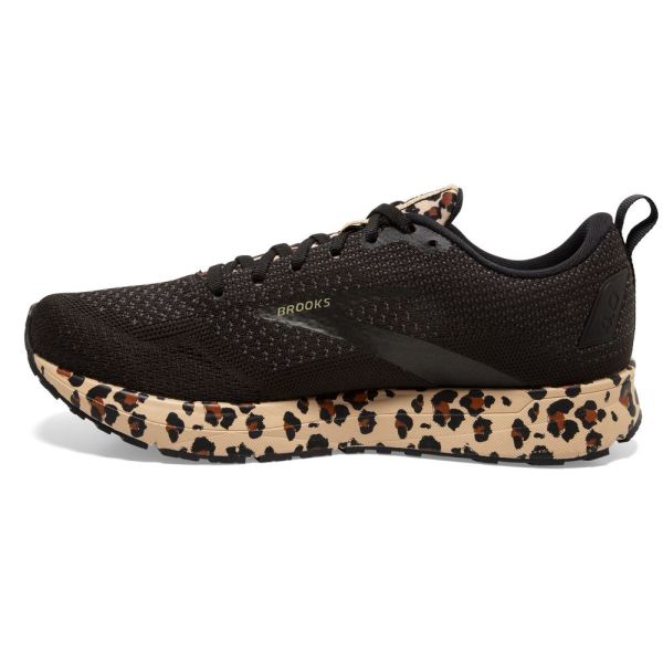 Brooks Shoes - Revel 4 Black/Latte/Metallic            