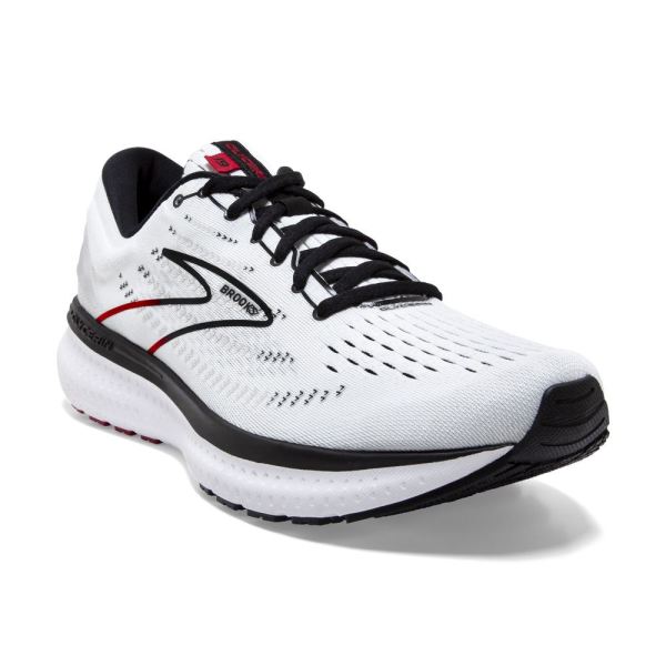 Brooks Shoes - Glycerin 19 White/Black/Red            