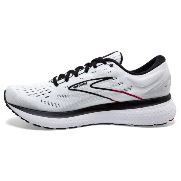 Brooks Shoes - Glycerin 19 White/Black/Red            