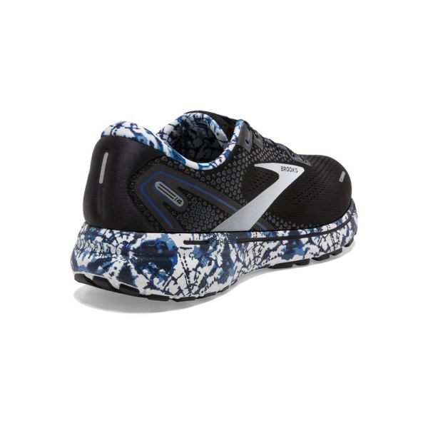 Brooks Shoes - Ghost 14 Black/White/True Blue            