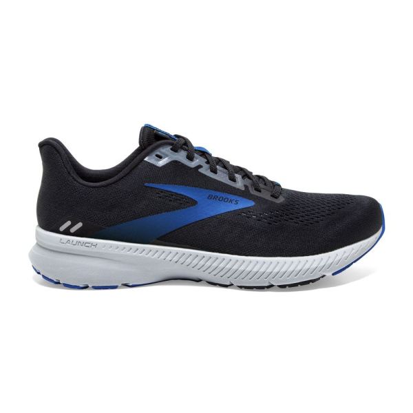 Brooks Shoes - Launch 8 Black/Grey/Blue