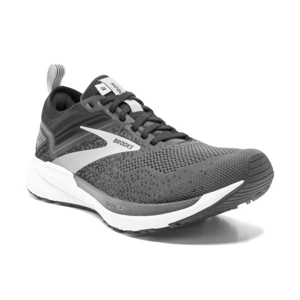 Brooks Shoes - Ricochet 3 Black/Blackened Pearl/White            