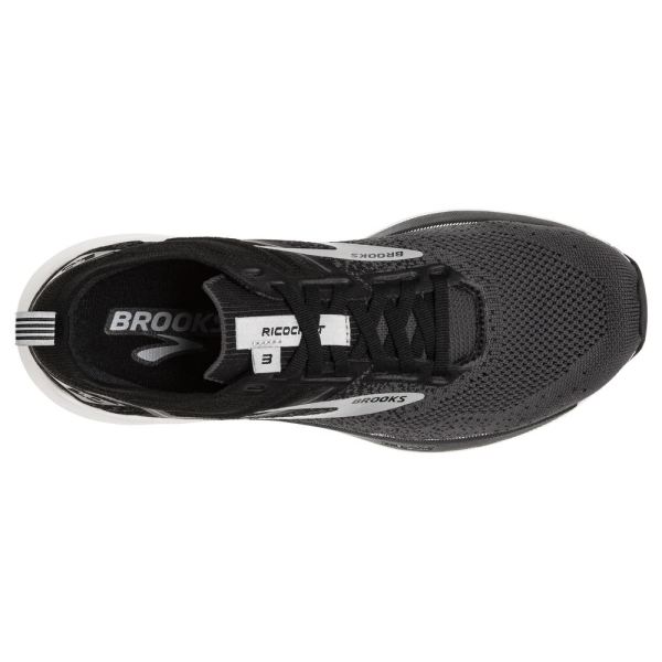 Brooks Shoes - Ricochet 3 Black/Blackened Pearl/White            