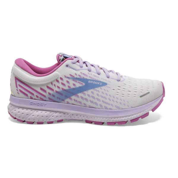Brooks Shoes - Ghost 13 White/Lilac/Pink