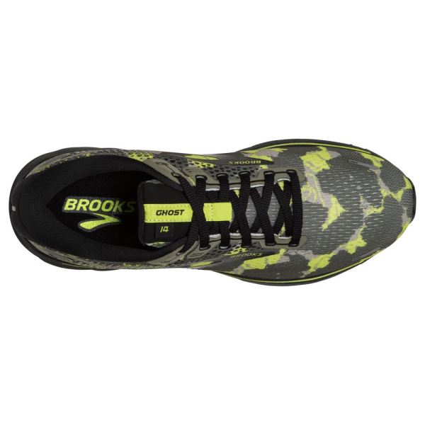 Brooks Shoes - Ghost 14 Olive/Lime Punch/Black            