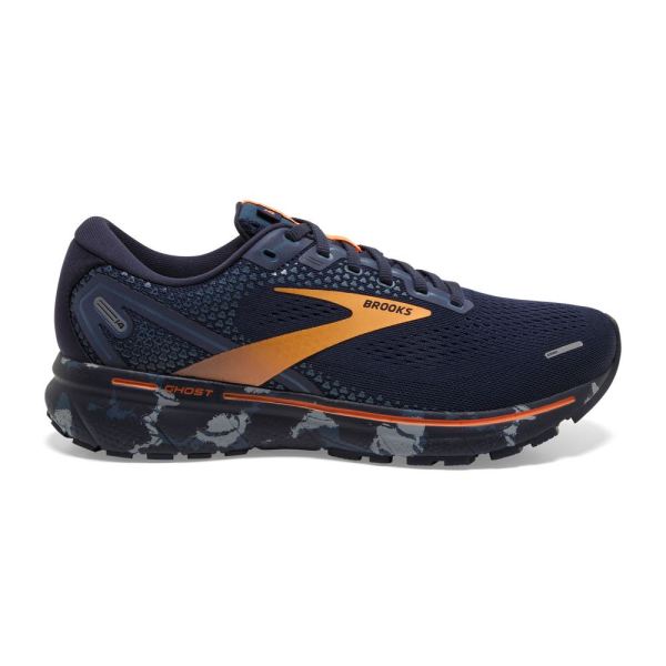 Brooks Shoes - Ghost 14 Navy/Grey/Orange