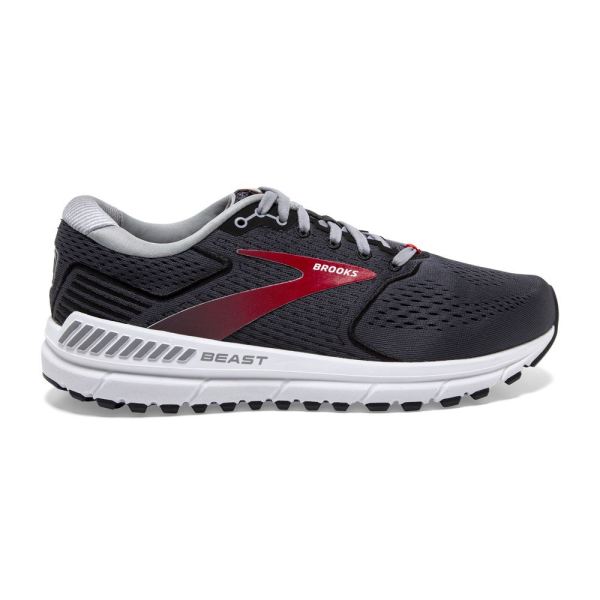 Brooks Shoes - Beast 20 Blackened Pearl/Black/Red