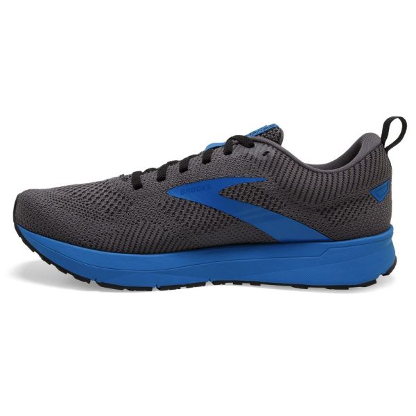 Brooks Shoes - Revel 5 Black/Grey/Blue            