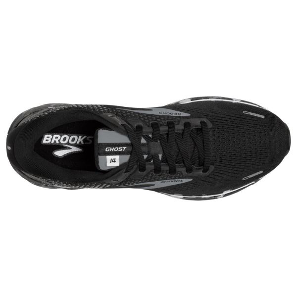 Brooks Shoes - Ghost 14 Black/Grey/White            