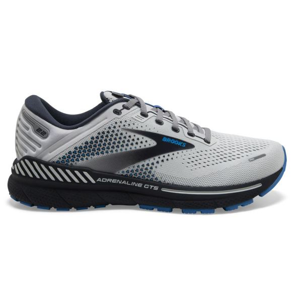 Brooks Shoes - Adrenaline GTS 22 Oyster/India Ink/Blue