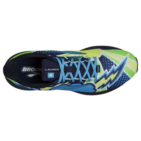 Brooks Shoes - Launch 8 Navy/Blue/Green            