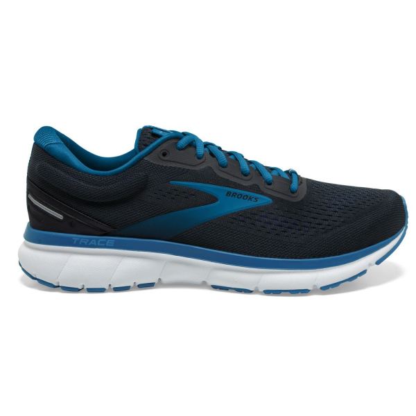 Brooks Shoes - Trace Black/Vivid Blue/Persimmon Orange