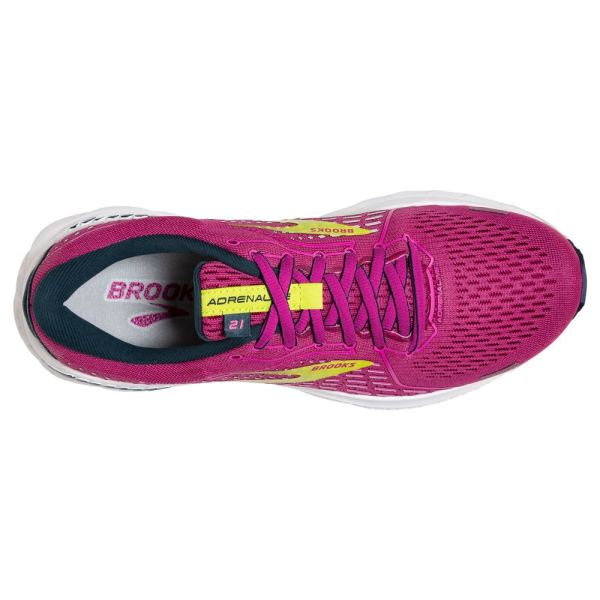 Brooks Shoes - Adrenaline GTS 21 Raspberry/Pink/Sulphur            