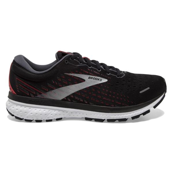 Brooks Shoes - Ghost 13 Black/Ebony/Tango Red