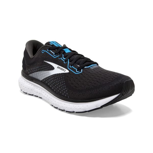 Brooks Shoes - Glycerin 18 Black/Atomic Blue/White            