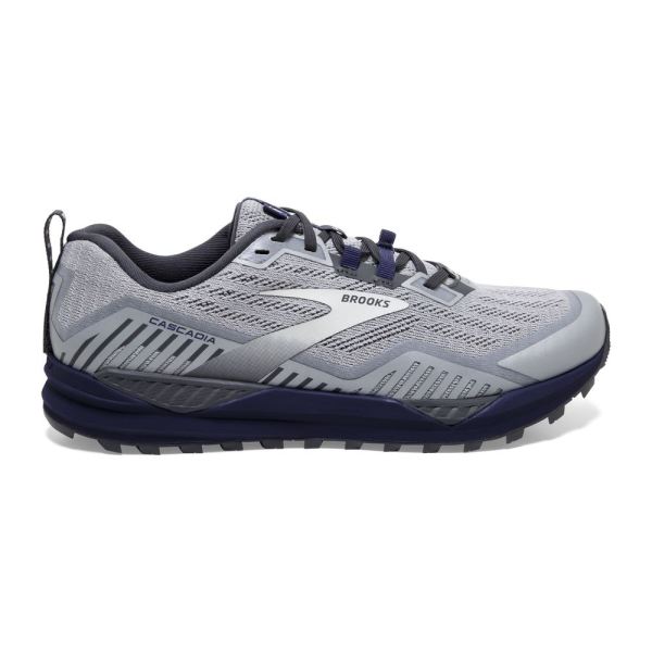 Brooks Shoes - Cascadia 15 Ebony/Silver/Deep Cobalt