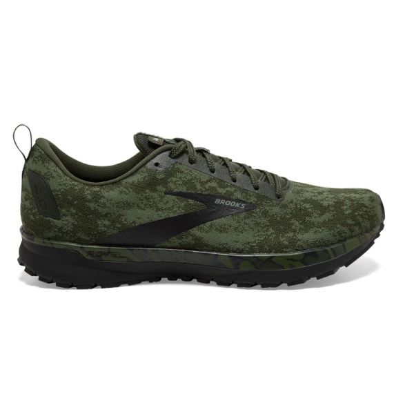 Brooks Shoes - Revel 4 Bronze Green/Black/Green